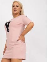 Šaty RV SK 7782.10x svetlo ružová
