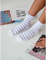 Dámske ponožky 0200-162 pruhované - Milena