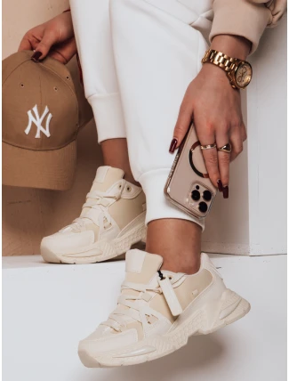 Dámske športové tenisky RUNKIK beige FashionStreet ZY0673 Dámske športové tenisky RUNKIK beige FashionStreet ZY0673