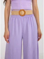 Nohavice DHJ SP 8387.57 svetlo fialová