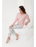 Dámske pyžamo Luna 675 dĺžka/r 3XL Z24/25