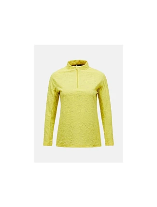 Dámska mikina PEAK PERFORMANCE W Discover Midlayer, žltá Dámska mikina PEAK PERFORMANCE W Discover Midlayer, žltá
