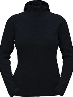 Stedman Lux Knit Fleece Jacket Women Dámska pletená fleecová bunda s kapucňou 05.5560 blue midnight heather
