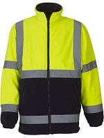 Yoko HVK 08 Hi-Vis fleecová bunda 79.VK08 hi vis žltá/námornícka modrá Yoko HVK 08 Hi-Vis fleecová bunda 79.VK08 hi vis žltá/námornícka modrá