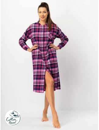 Dámska košeľa bez gombíkov Key LND 490 B25 dĺžka/r S-XL