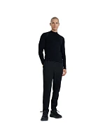 Pánske tričko s dlhým rukávom 4F M417 deep black 4FWAW25TFLOM417 20S pánske
