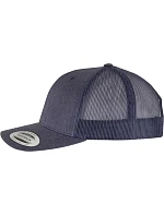 Flexfit 6606/6606T 6-panelová vintage čiapka „Trucker“ 55.6606 heather navy Flexfit 6606/6606T 6-panelová vintage čiapka „Trucker“ 55.6606 heather navy