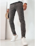 Pánske tmavosivé džínsové nohavice FashionStreet UX4240