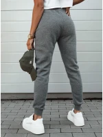 Dámske tepláky FITS tmavo šedé UY2185