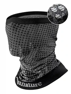 Qunature lyžiarsky komín 11230014002 športová šatka univerzálnej veľkosti - čierna