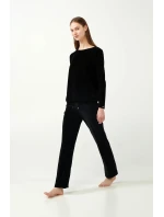 Vamp - Zamatový set s rebrovaným vrchným dielom 21139 - Vamp