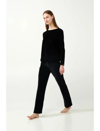 Vamp - Zamatový set s rebrovaným vrchným dielom 21139 - Vamp