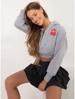 Mikina CLM BL 1331.02P sivá