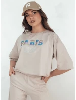 MILEKAN béžový dámsky set FashionStreet AY1051 MILEKAN béžový dámsky set FashionStreet AY1051