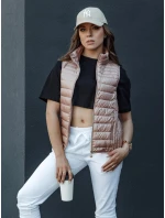Dámska prešívaná vesta so stojačikom STYLISHZ ružová FashionStreet TY4449