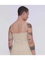 sloggi GO Rebrovaný top so špagetami - GRAY - SLOGGI GRAY - SLOGGI