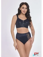 Mäkká podprsenka s kosticami Viki Zuza 586 Night Blue 80-95