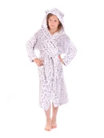 Detský župan irbis s kapucňou 9156 vzorovaný - Vestis Detský župan irbis s kapucňou 9156 vzorovaný - Vestis