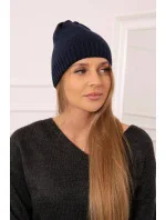 Dámska čiapka Berry K344 navy blue