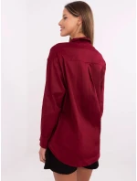 Košeľa DHJ KS 9213.86 bordová