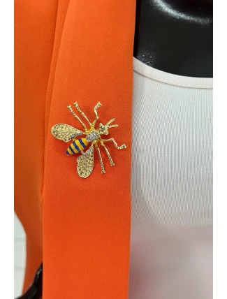 Brošňa včela A-2-21-9 nevädza modrá Brošňa včela A-2-21-9 nevädza modrá