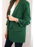 Bunda s klopami elegantná zelená