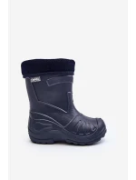 Kalosze Dziecięce Ocieplane Befado 162X103 Granatowe
