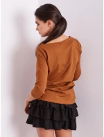 Blúzka CZ BZ 1694.08 svetlohnedá