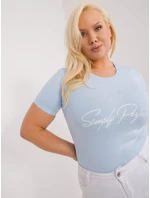 Tričko RV TS 9481.60 svetlomodrá