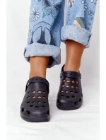 Dámské Nazouváky Černé Pěnové Crocsy EVA