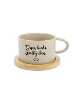 TODAY WILL BE A GREAT DAY - krémový pohár na makrónky 200 ml TODAY WILL BE A GREAT DAY - krémový pohár na makrónky 200 ml