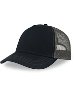 Atlantis Headwear Rapper Canvas-S 5-panelová truckerová čiapka 33.0234 tmavomodrá/tmavošedá Atlantis Headwear Rapper Canvas-S 5-panelová truckerová čiapka 33.0234 tmavomodrá/tmavošedá