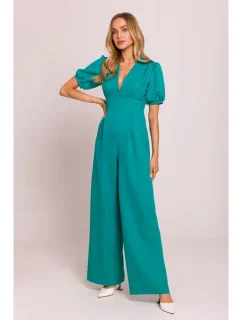 M852 Kombinéza s puzdrovými rukávmi - tyrkysová