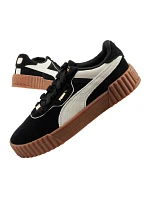 Puma buty sportowe damskie trampki Carina 3.0 skórzane czarne modne dámské