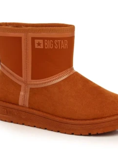 Dámske snežnice na platforme W INT1751A camel - Big Star