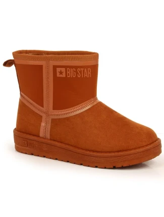 Dámske snežnice na platforme W INT1751A camel - Big Star Dámske snežnice na platforme W INT1751A camel - Big Star