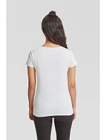 Fruit of the Loom Lady-Fit Iconic 195 T Dámske tričko z hrubej bavlny 16.1424 heather grey Fruit of the Loom Lady-Fit Iconic 195 T Dámske tričko z hrubej bavlny 16.1424 heather grey
