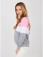 Mikina RV BL 5787.15X sivo-ružová