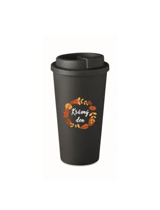 KRÁSNÝ DEN (PODZIM) - černý termohrnek 475 ml