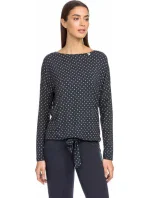 Dámske pyžamo 15068 - 572 tmavo modrá s bodkami - Vamp Dámske pyžamo 15068 - 572 tmavo modrá s bodkami - Vamp