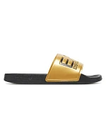 Pánske športové žabky Emporio Armani EA7 čierne/zlaté – 7X000108-AF15118-MZ097 Pánske športové žabky Emporio Armani EA7 čierne/zlaté – 7X000108-AF15118-MZ097