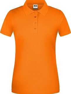 Daiber JN 873 Dámske pracovné polo z bio piqué 02.0873 oranžové