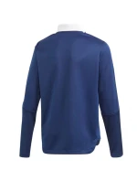 Tiro 21 Youth Jr GK9661 modrá tréningová mikina s kapucňou - Adidas Tiro 21 Youth Jr GK9661 modrá tréningová mikina s kapucňou - Adidas