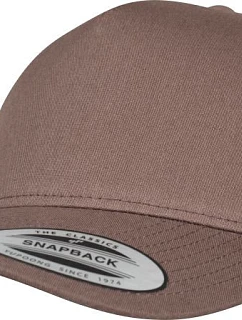 Flexfit 6506 5-panelová retro truckerová čiapka 55.6506 hnedá/khaki