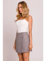 M854 Mini sukňa - grafitová
