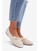 Športové balerínky Peonie 8531 v smotanovej farbe – Sweet Shoes Športové balerínky Peonie 8531 v smotanovej farbe – Sweet Shoes
