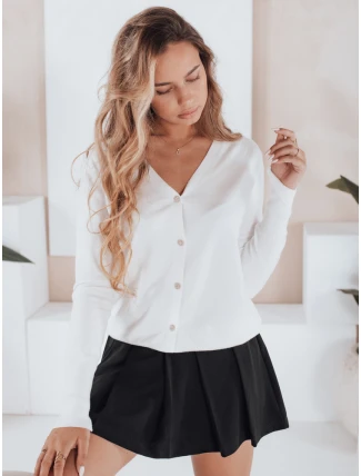 Dámsky sveter CHICGLOW white FashionStreet MY2497 Dámsky sveter CHICGLOW white FashionStreet MY2497