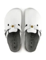 Birkenstock dámske žabky Boston ESD white natural leather medical narrow (0061378) dámske Birkenstock dámske žabky Boston ESD white natural leather medical narrow (0061378) dámske
