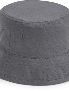 Beechfield B 90N Klobúk „Organic Cotton Bucket Hat“ 53.090N grafitovo šedý