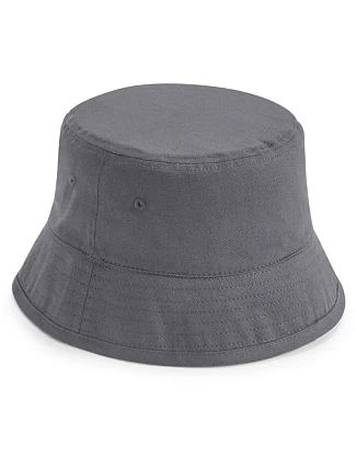 Beechfield B 90N Klobúk „Organic Cotton Bucket Hat“ 53.090N grafitovo šedý Beechfield B 90N Klobúk „Organic Cotton Bucket Hat“ 53.090N grafitovo šedý